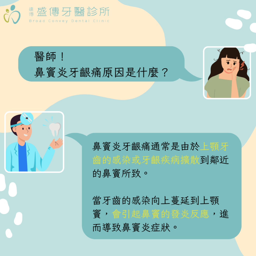 鼻竇炎牙齦痛好困擾?鼻竇炎牙齒痛原因、症狀一次告訴你! 1 鼻竇炎牙齦痛原因是什麼?