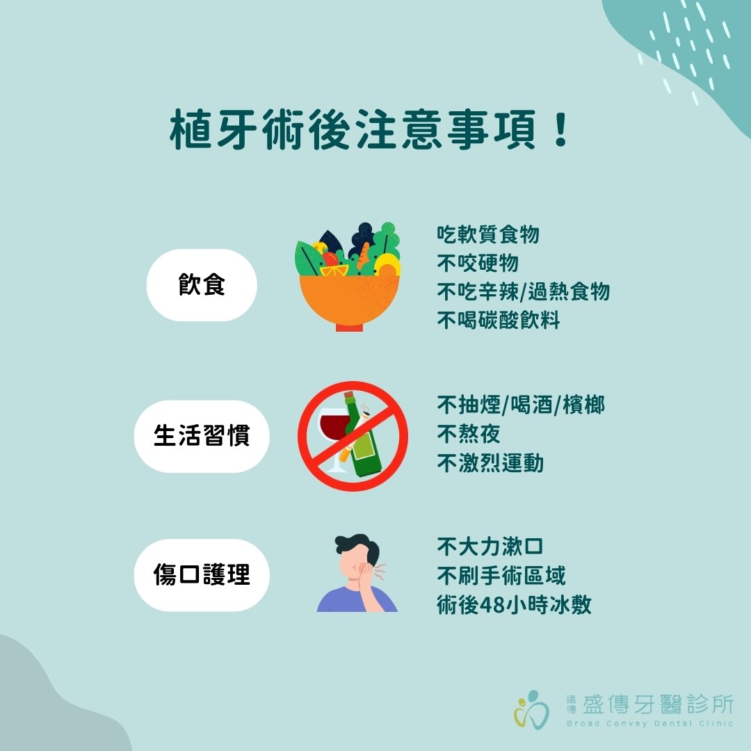 植牙後注意事項,術後常見問題總整理!植牙後可以喝咖啡嗎? 2 植牙術後注意事項!
